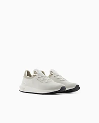 Armani Exchange - Mesh Sock Sneakers, Man, White, Size: 9M