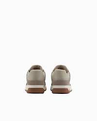 Oversized sneakers with contrasting inserts