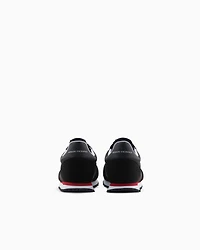 Armani Exchange - Sneakers eco-suede, mesh and nylon, Man, Black, Size: