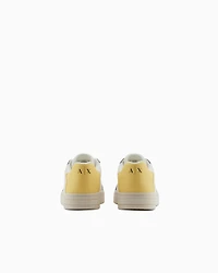 Armani Exchange - Sneakers with contrasting inserts, Man, Yellow, Size: