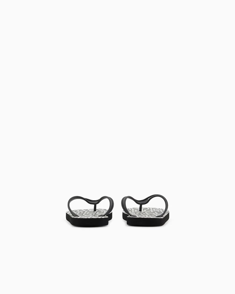 Rubber flip flops