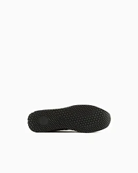 Armani Exchange - Microfiber sneakers with logo, Woman, Black, Size: 39