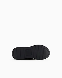 Armani Exchange - Chunky sneakers with logo, Woman, Black, Size: