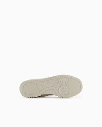 Armani Exchange - Oversized sneakers with contrasting inserts, Man, White, Size: