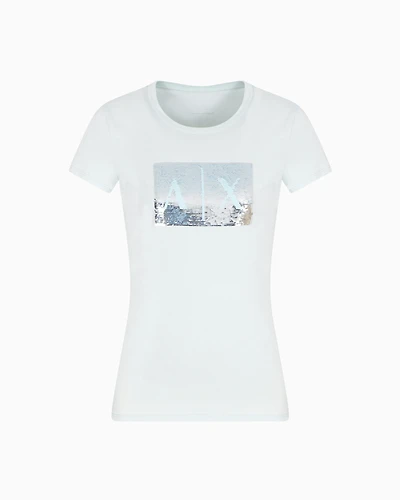 Slim fit T-shirt stretch cotton jersey