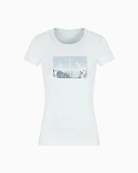 Slim fit T-shirt stretch cotton jersey