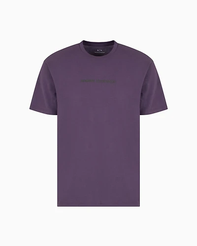Regular fit T-shirt with logo print on the chest