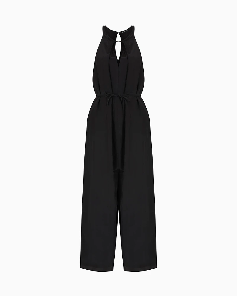 Long dress with cut out and slit