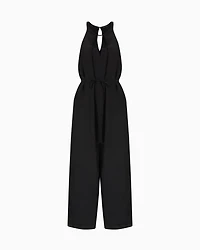 Long dress with cut out and slit