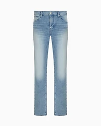 Armani Exchange - Lightweight cotton denim jeans, Man, Blue, Size: