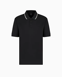 Regular fit polo shirt mercerised cotton