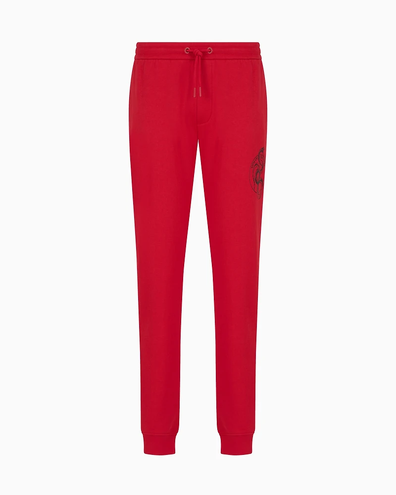 Fleece jogger trousers