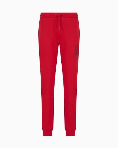 Fleece jogger trousers