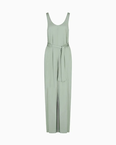 Fluid viscose jumpsuit