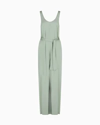 Fluid viscose jumpsuit