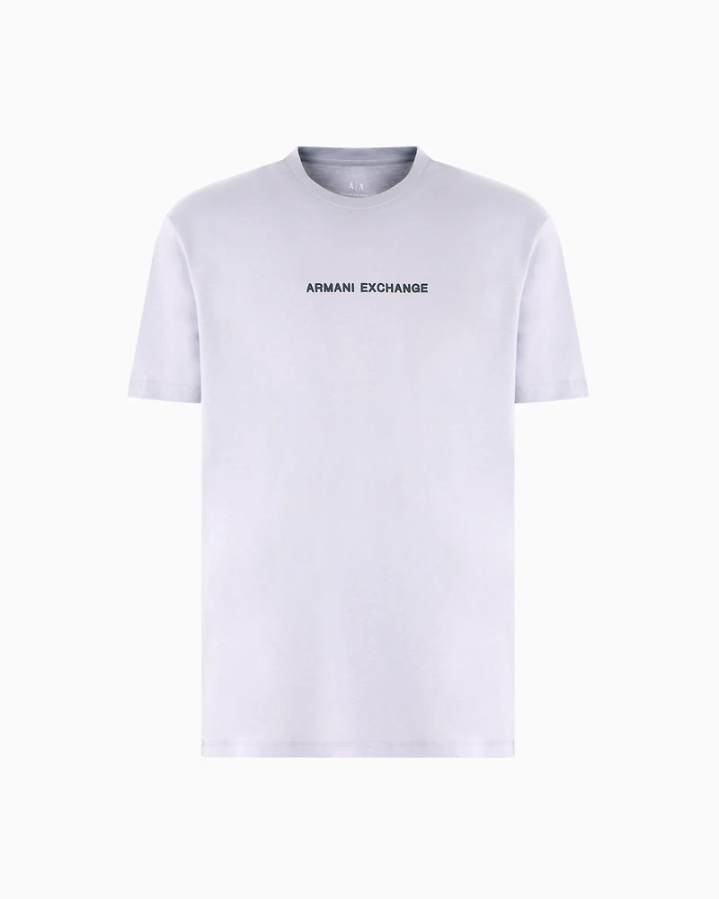 Regular fit T-shirt with logo print on the chest