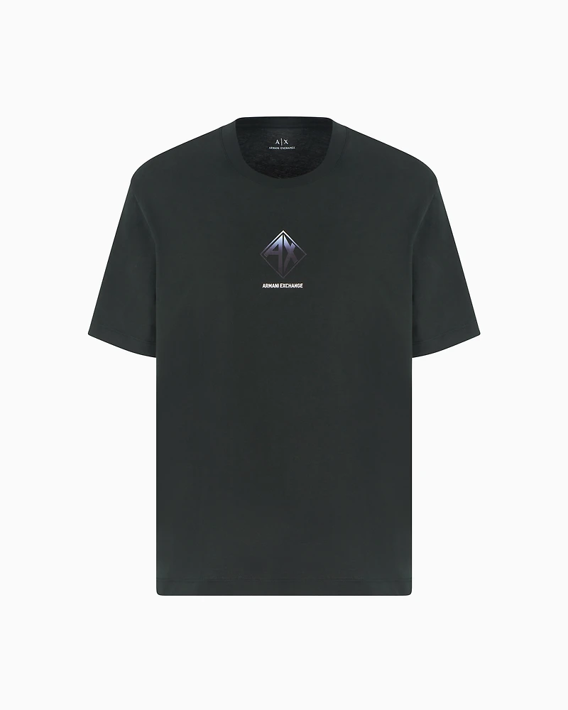 Regular fit T-shirt with logo print