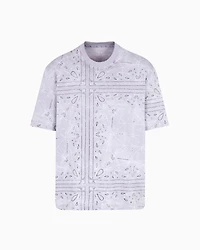 Regular fit kaleidoscope patterned t-shirt