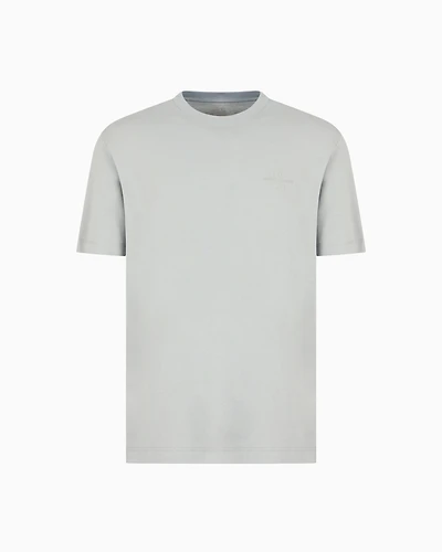 Regular fit cotton T-shirt with logo