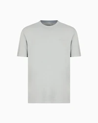 Regular fit cotton T-shirt with logo