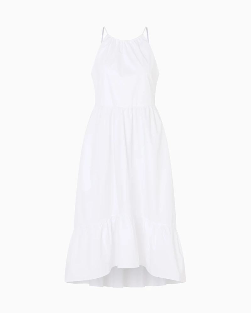 ASV Cotton Ruffle Midi Dress