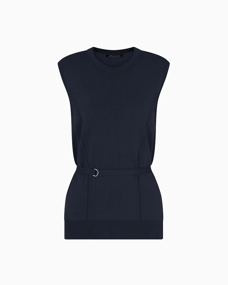 Top with belt