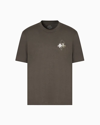 Regular fit T-shirt with print on the chest