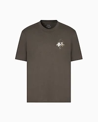 Regular fit T-shirt with print on the chest