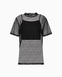 Transparent T-shirt with top