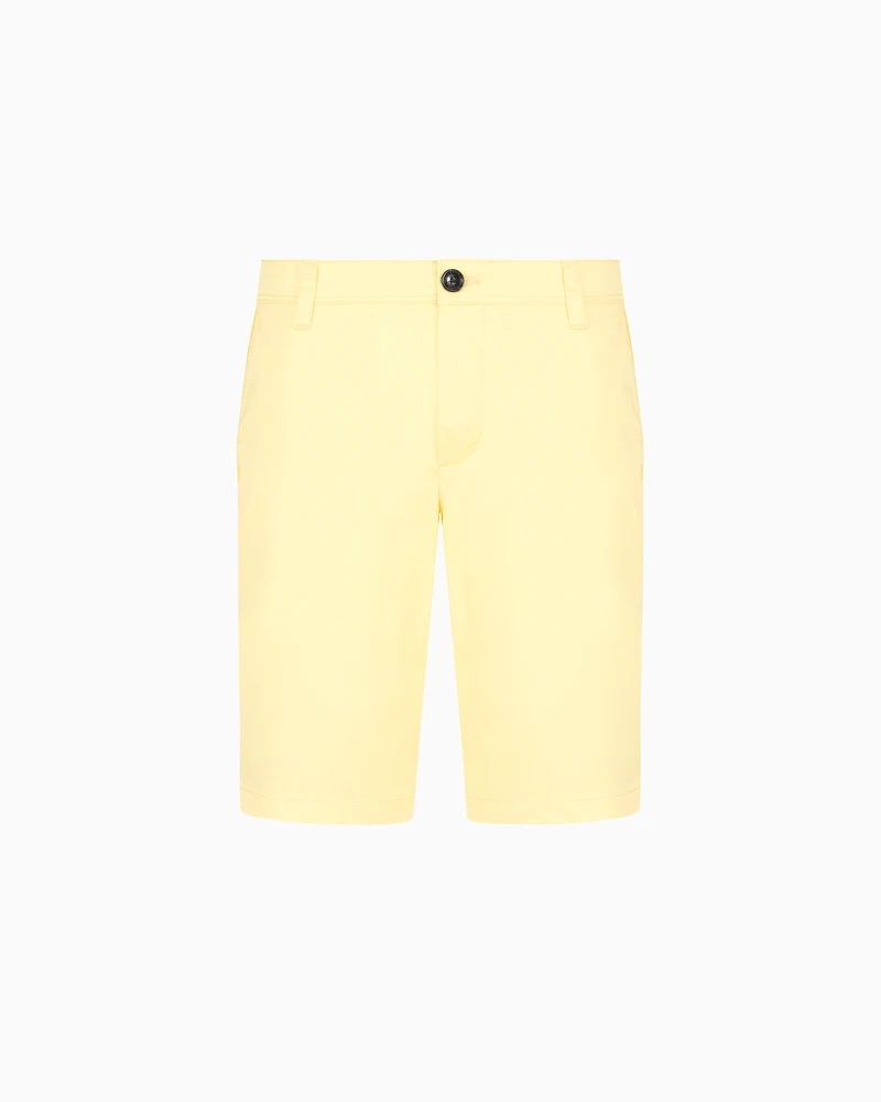 Bermuda shorts satin stretch fabric