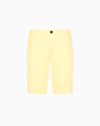 Bermuda shorts satin stretch fabric