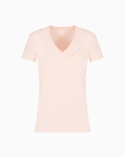 Slim fit T-shirt with signature logo