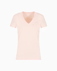 Slim fit T-shirt with signature logo