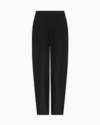 Wide viscose trousers