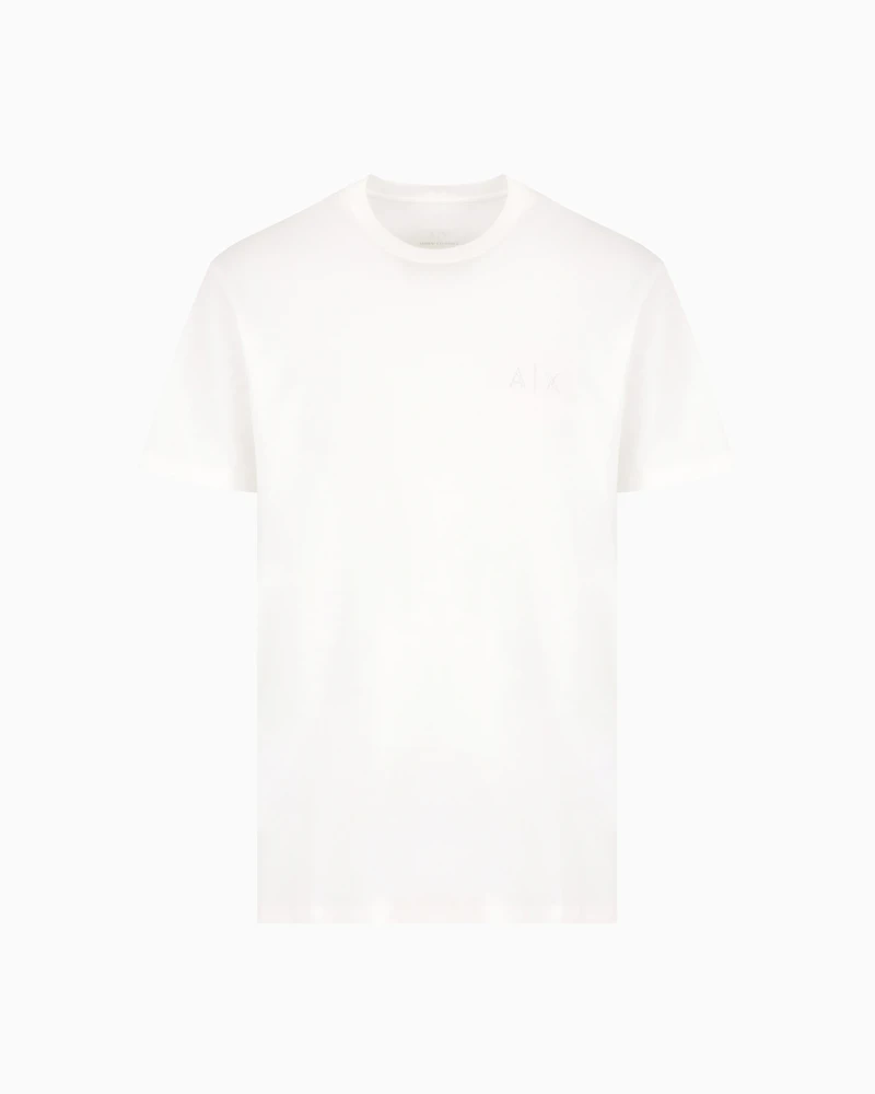 Regular fit T-shirt with blurred logo effect