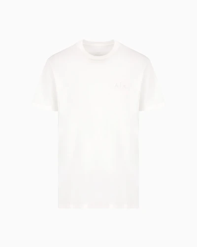 Regular fit T-shirt with blurred logo effect