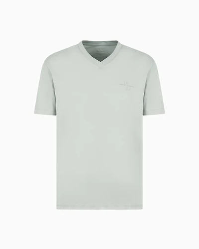 Regular fit T-shirt with V-neck