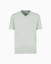Regular fit T-shirt with V-neck
