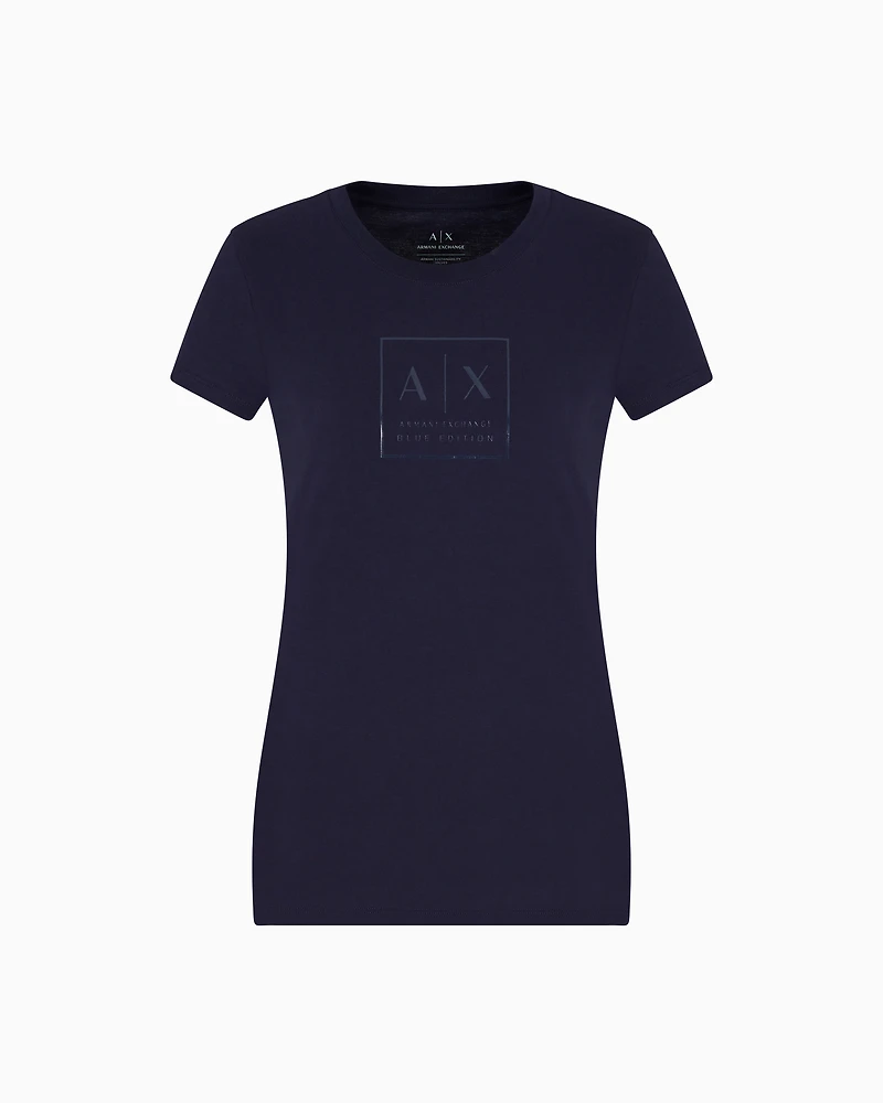 Slim fit T-shirt with logo
