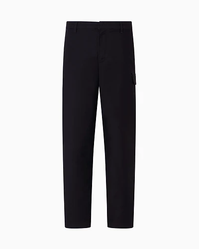 Stretch Cotton Cargo Pants