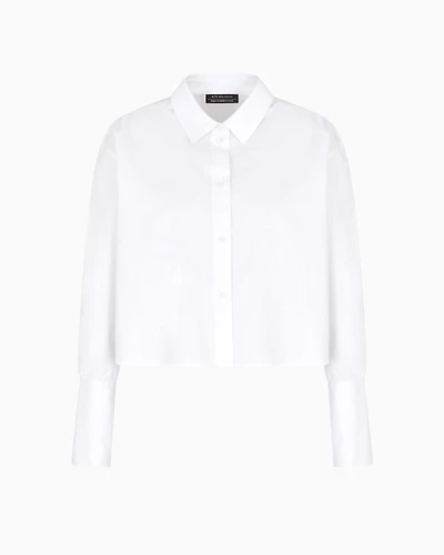 Short cotton shirt