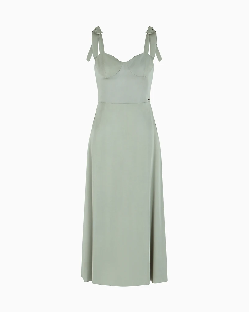 Longuette dress viscose