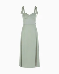 Longuette dress viscose