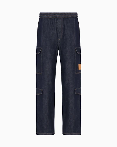 Denim Cargo Jeans