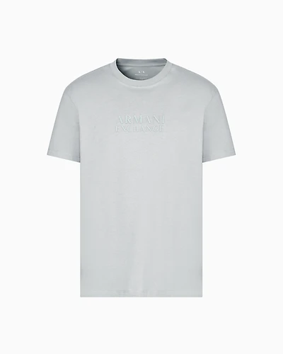 Armani Exchange - Regular fit T-shirt with ASV logo, Man, Grey, Size: