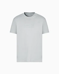 Armani Exchange - Regular fit T-shirt with ASV logo, Man, Grey, Size:
