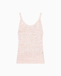Boucle effect knitted top