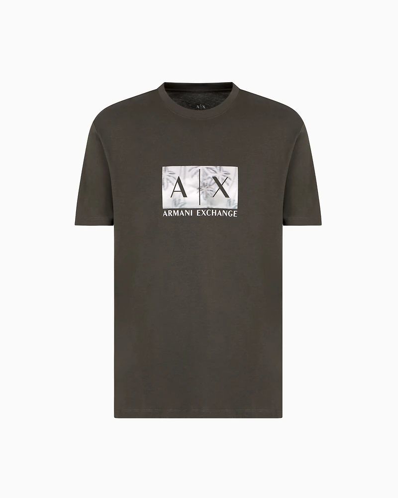 Regular fit T-shirt with maxi logo