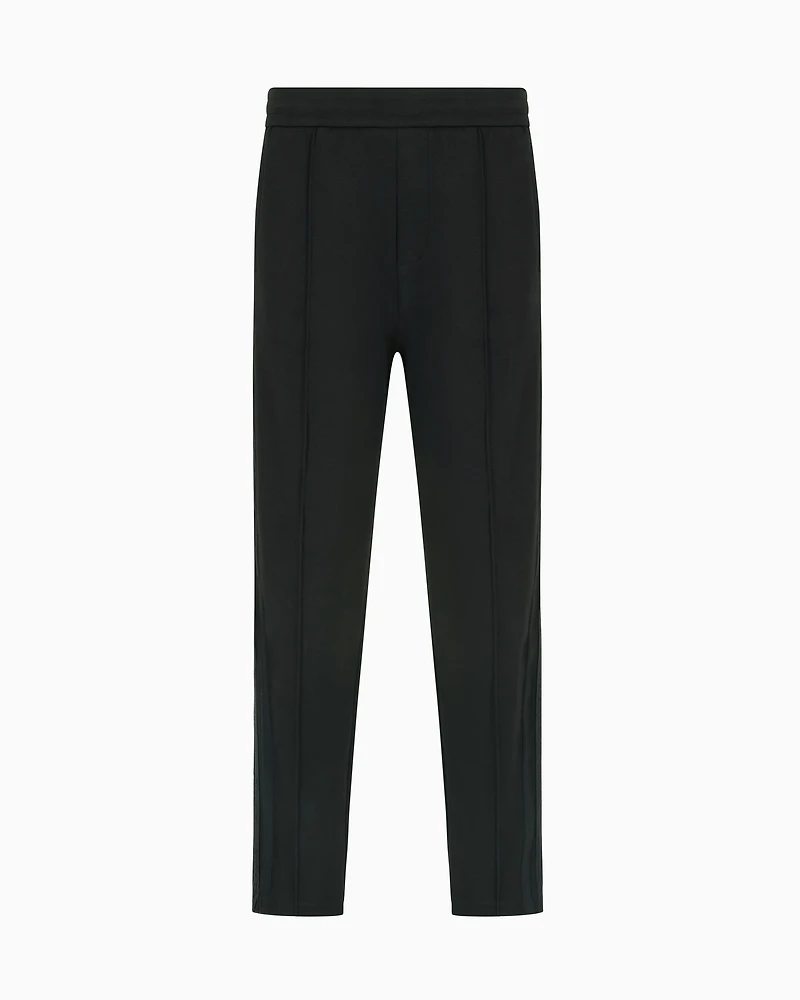 Regular fit trousers with contrasting band