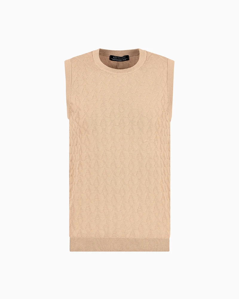 Top with allover logo